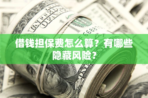 北京借钱担保费怎么算？有哪些隐藏风险？