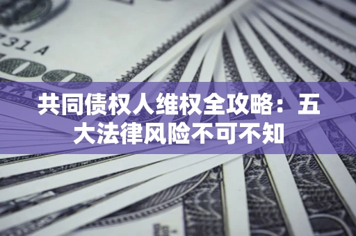 北京共同债权人维权全攻略：五大法律风险不可不知