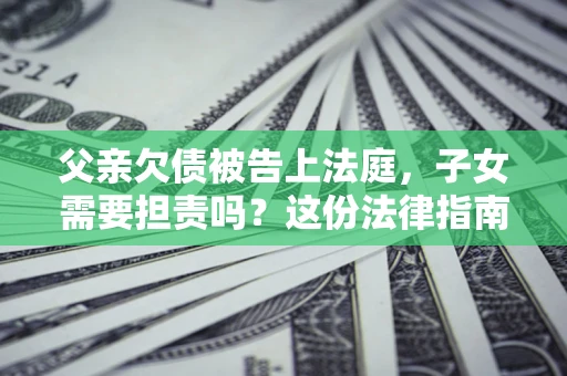 北京父亲欠债被告上法庭，子女需要担责吗？这份法律指南必须看完