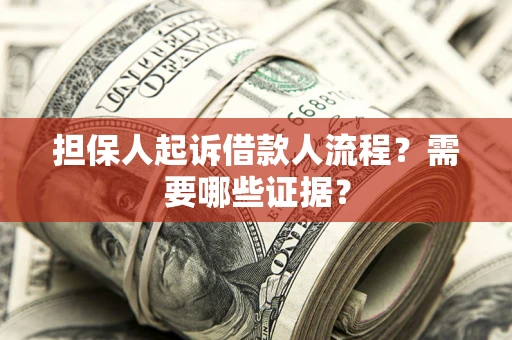 北京担保人起诉借款人流程?需要哪些证据? 北京担保人起诉借款人流程?需要哪些证据?