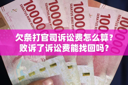 北京欠条打官司诉讼费怎么算？败诉了诉讼费能找回吗？