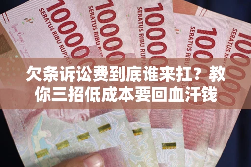 北京欠条诉讼费到底谁来扛？教你三招低成本要回血汗钱